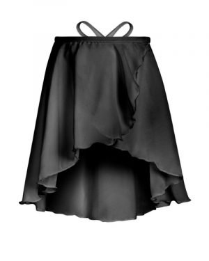 Girls/Adults Wrap Ballet Skirt  - Black / Pink