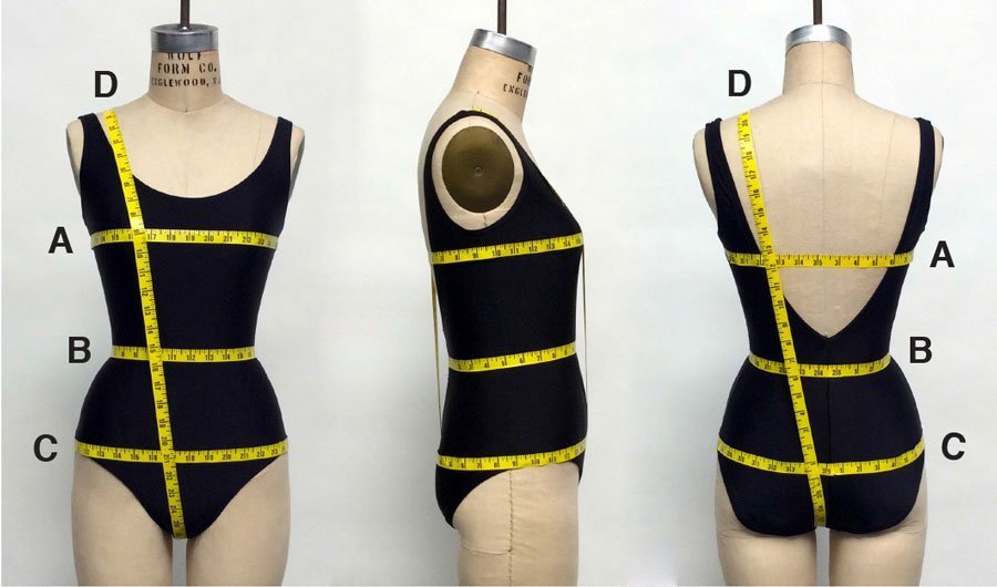 Leotard / Bodysuit size chart
